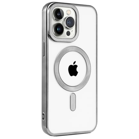 iPhone 15 Pro Max Kılıf Kronos Magsafe Kapak - Titanyum Gri