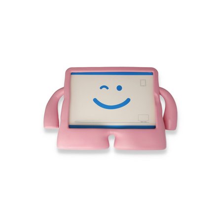iPad Pro 11 (2021) Kılıf Karakter Tablet Silikon - Açık Pembe