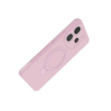 Redmi Note 14 4G Regal Magsafe Standlı Kapak - Açık Pembe