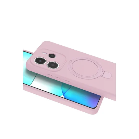 Redmi Note 14 4G Regal Magsafe Standlı Kapak - Açık Pembe