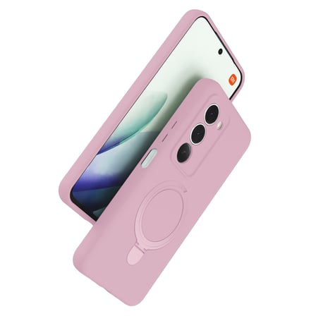 Redmi 15 4G Regal Magsafe Standlı Kapak - Açık Pembe