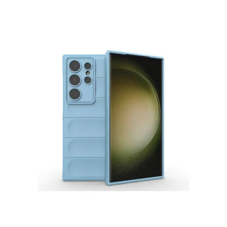 Galaxy S24 Ultra Kılıf Optimum Silikon - Sky Blue