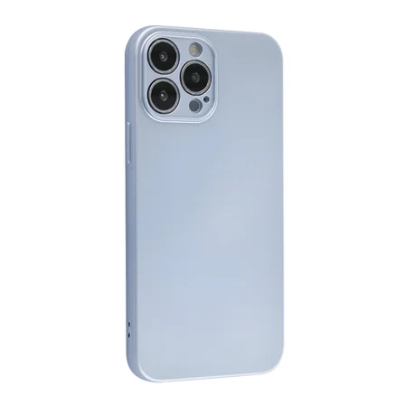 iPhone 13 Pro Kılıf Nano içi Kadife Silikon - Sky Blue