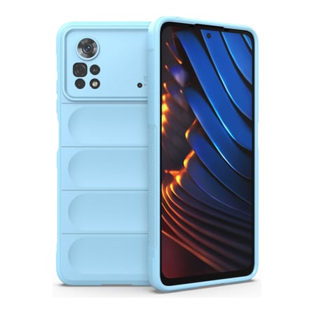 Poco X4 Pro 5G Kılıf Optimum Silikon - Sky Blue