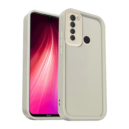 Redmi Note 8 Kılıf Viera Silikon - Krem