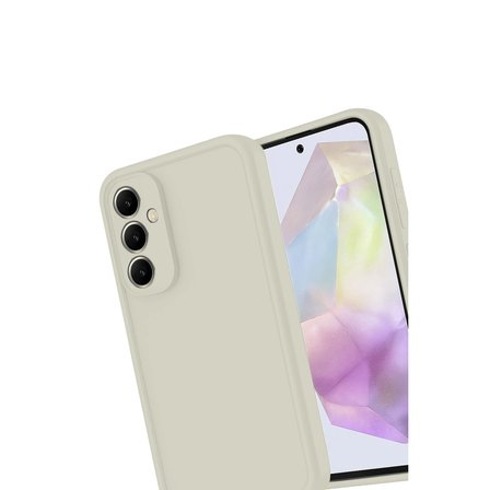 Galaxy A16 5G Kılıf Viera Silikon - Krem