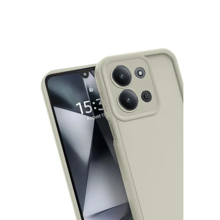Redmi 15C 4G Viera Silikon - Krem