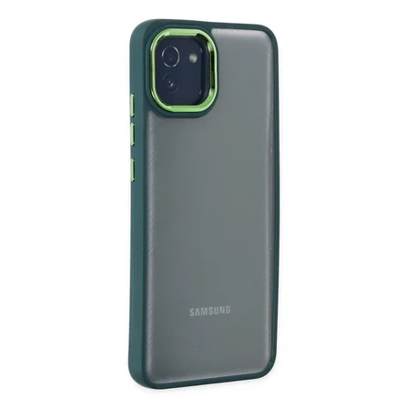 Galaxy A03 Kılıf Dora Kapak - Haki Yeşil