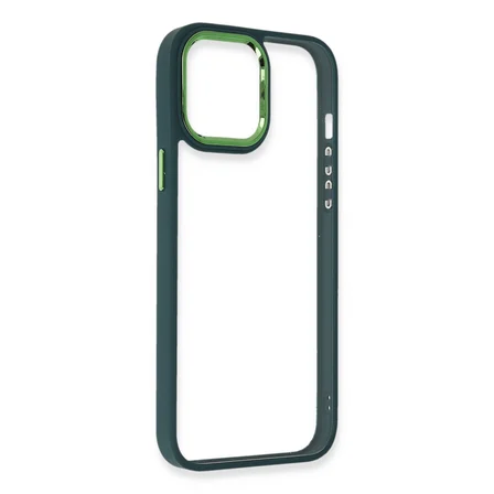 iPhone 14 Pro Max Kılıf Dora Kapak - Haki Yeşil