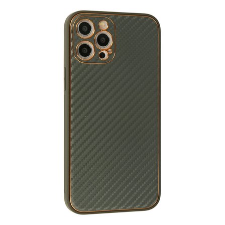iPhone 12 Pro Kılıf Coco Karbon Silikon - Füme