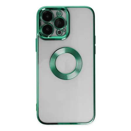 iPhone 14 Pro Max Kılıf Slot Silikon - Köknar Yeşili