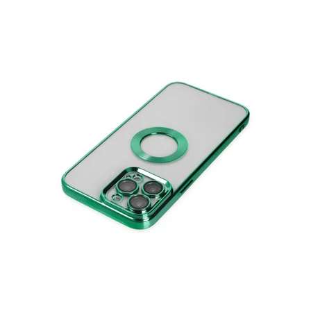 iPhone 14 Pro Max Kılıf Slot Silikon - Köknar Yeşili