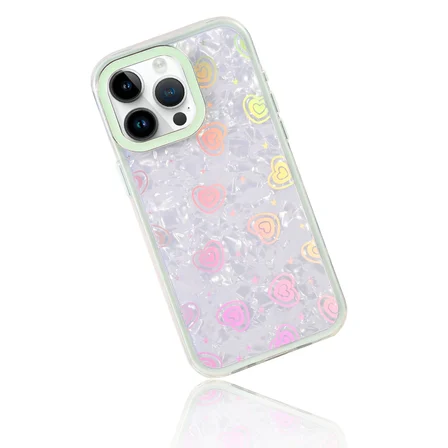 iPhone 16 Pro Max Lumi Desenli Kapak - Yeşil