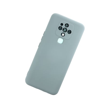 Camon 16 Kılıf Nano içi Kadife Silikon - Buz Mavisi