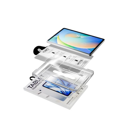 iPad 10.2 (9.nesil) Magic Tablet Cam Ekran Koruyucu - Şeffaf