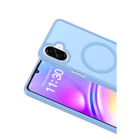 Galaxy A07 4G Jota Magsafe Kapak - Açık Mavi