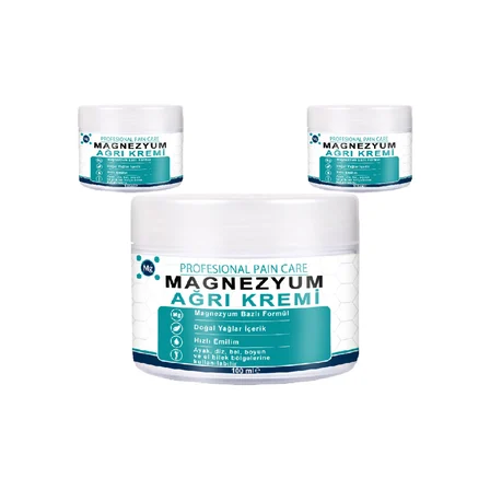 Saf Magnezyum Klorürlü Masaj Losyonu 3 Adet Zechstein Deniz Kaynaklı, Aloe Vera ve E Vitaminli Komplex Relax Krem