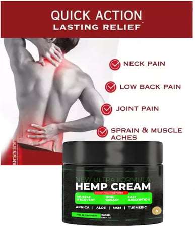 Louise Beauty Hemp Cream 2 Adet  Rahatlatmaya ve Cildinizin Nemlendirmeye 250 ml Krem