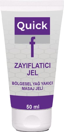 Quickf Gel 50 ml Hafifliğinizin ve Inceltilmiş Silüetinizin Yeni Sırrı Hızlı Jel