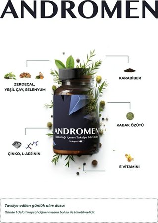 Andromen Erkeklere Kendini Yeniden Keşfet Desteği 30lu x 1 Adet
