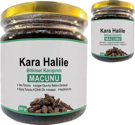 Kara Halile 2 Adet Bitkisel Karışımlı Macun 240 gr
