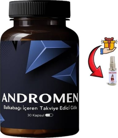 Andromen Erkeklere Kendini Yeniden Keşfet Desteği 30lu x 1 Adet+Geisah Masaj Yağı ile
