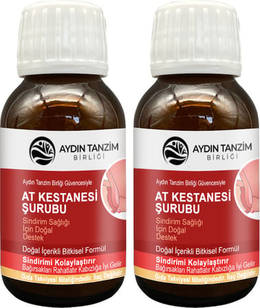 Aydın Tanzim Birliği At Kestanesi Şurubu 2 Adet Rahatve Hafifhis Gıda Takviyesi