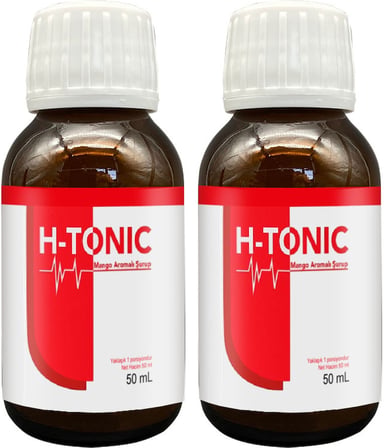 H-Tonic Şurup 2 Adet Yabani Ladin Reçinesi & Kabuğundan Elde Edilen Bioflavonoidler Içeren Takviyeediciler