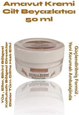 Cilt Beyazlatıcı Arnavut Kremi 50 ml - Skin Whitening Cream