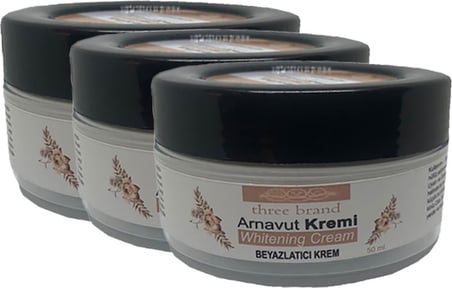 Three Brand Arnavut Kremi Whitens Cream 3 Adet Adet Tüm Bölge Aklık Kremi 50 ml