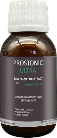 Prostonic Ultra: 1 Adet Erkeklere Sawpalmettolu Kabak Çekirdeği Ekstratlı 50 ml Şurup