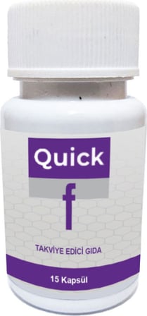 Quick F Daha Hafif ve Şekillenmiş Bir Görünüm İçin 2 Adet 15LI Kapsül Desteği