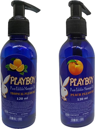 Playboy Portakal ve Şeftali Aromalı Masaj Yağı