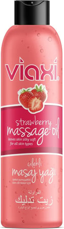 Viaxi Sağlıklı Cilt Dostu Viaxi Masaj Yağı Çilek Aromalı 177 ml