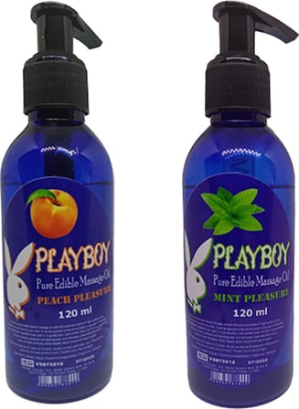 Playboy Şeftali ve Nane Aromalı Masaj Yağı