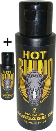 Bonie Hot Rhino 2 Adet Bay Bayan Masaj Yağı 60 ml