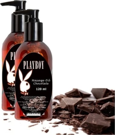 Playboy Playboy Chocolate  2 Adet Çikolata Aromalı Vücut Masaj Yağı