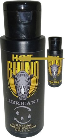Hot Rhino  60 ml Analvajinal Jel + Rhino Masaj Yağı 60 ml