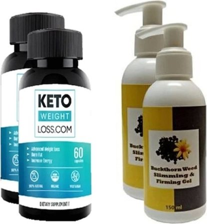 Buckthorn Keto Hintohu Buckthorn Weed Slimming&firming 150 ml Çehre Tohumu  Jel 2-2 Keto 60 Kapsül