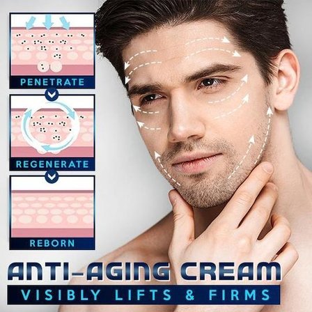 Hintohu Mens Anti-Wrinkle Smoothing Cream Erkek     Hasar Görmüş Hassas Ciltler Için Bakım Kremi 100 ml