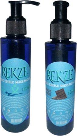 Rekze Sade ve Çikolata Aromalı Masaj Yağı 125ML x 2 Adet