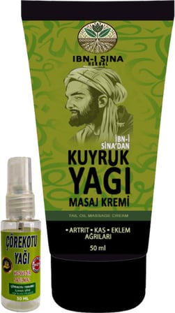 3 Adet Ibn-I Sina Kuyruk Yağı Kremi 50 ml + 1 Adet 30 ml Çörek Otu Yağı