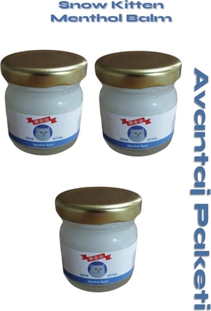 Snow Kitten Menthol Balm 50 gr 3 Adet