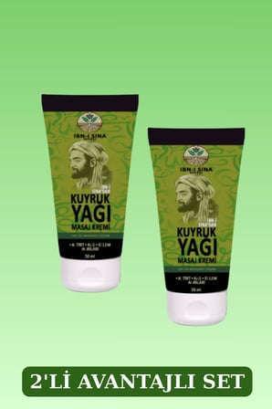 Ibn-I Sina Kuyruk Yağı Masaj Kremi 50ML x 2 Adet