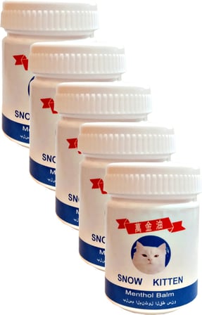 Snow Kitten Menthol Balm 50 ml x 5 Adet