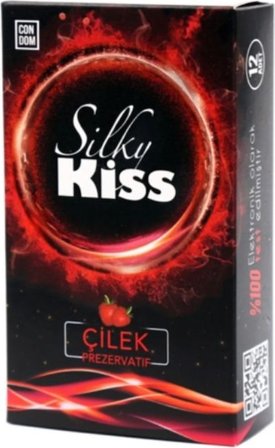Silky Kiss Çilek Aromalı Prezervatif