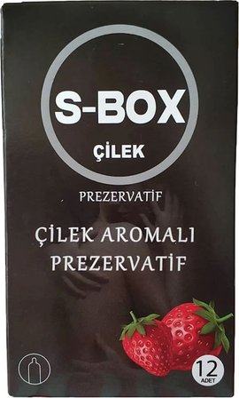 S-Box Çilek Aromalı Prezervatif 12li