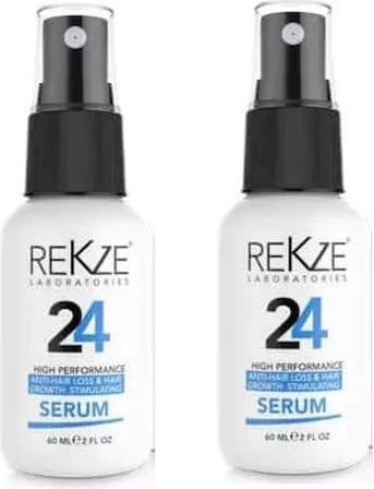 Rekze 24 Saç Kalınlaştırmaya,uzamaya,beslemeye,dökülmeye,kalıp Kellik/alopesi Engel Serum 60 Ml*2 Li