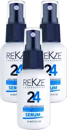 Rekze 3 Adet Saç Besleme Spreyi 60 ml Ölçeğinde Sprey REKZE24 Spray