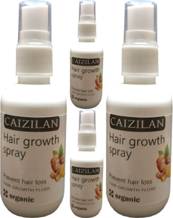 Caizilan Hair Growth Spray 4 Adet Zencefil Özlü Saça Boyut Spreyi 50 ml